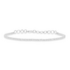 Simple Diamond Tennis Bracelet 14K