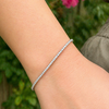 Simple Diamond Tennis Bracelet 14K