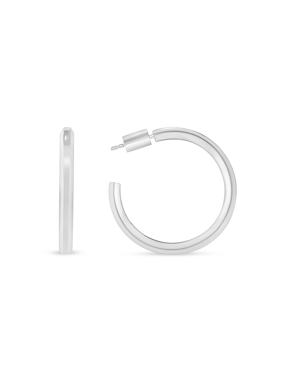 Everyday Hoop Earrings - Silver