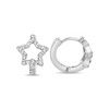 Star CZ Huggie Earrings