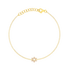 Star of David Diamond Bracelet 14K