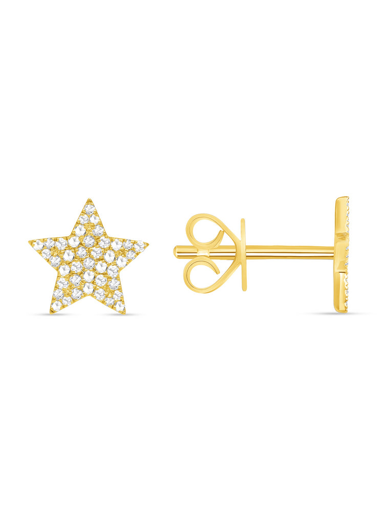 Jess Star Stud Earring 14K