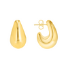 Teardrop Gold Earrings