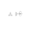 Teeny Trio Diamond Stud Earring 14K