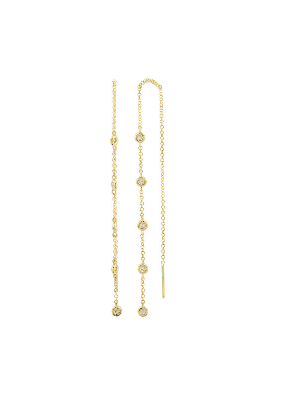 Diamonds By The Yard Threader Earrings 14K
