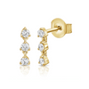 Dani Diamond Dangle Earrings 14K