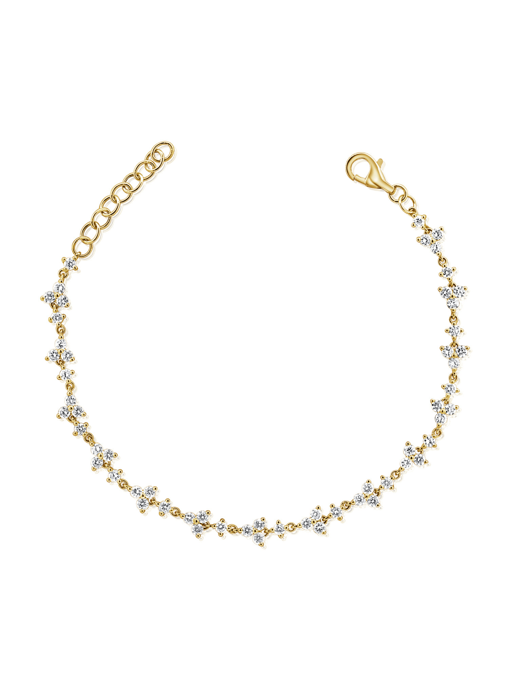 Jennie Trio Diamond Bracelet 14K