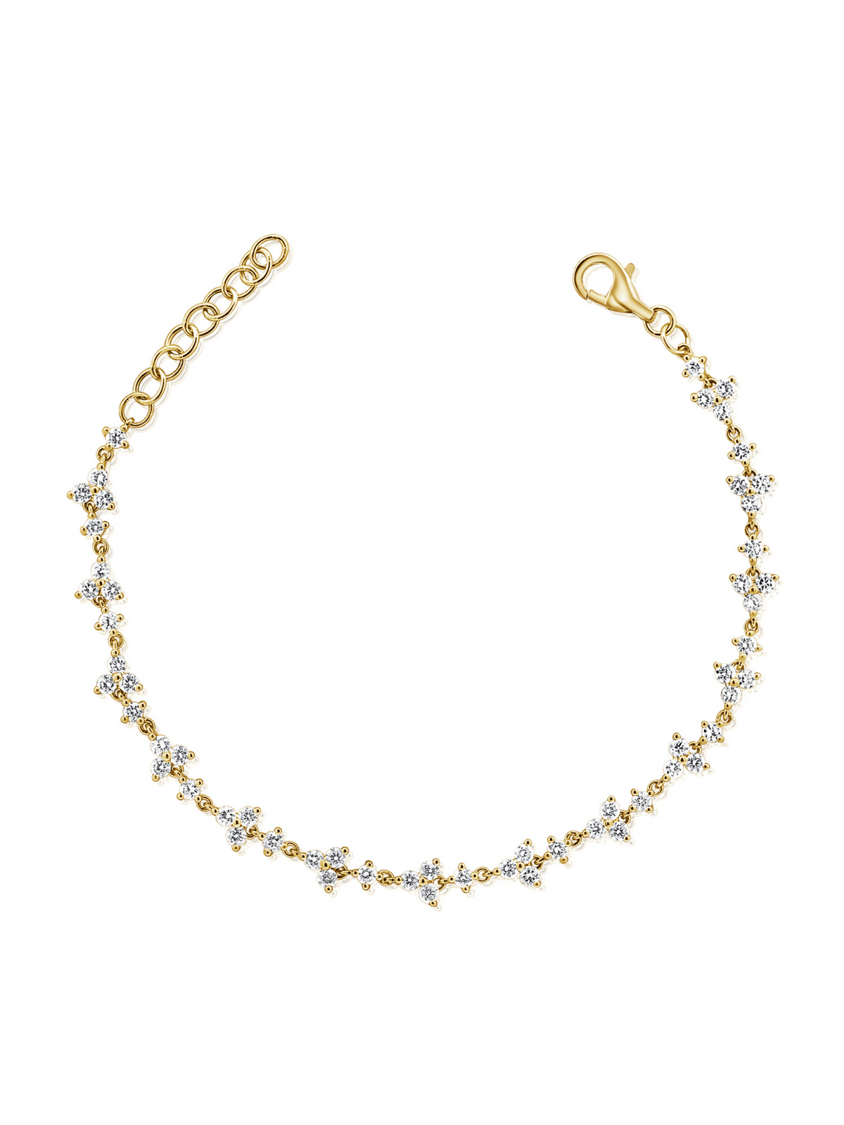 Jennie Trio Diamond Bracelet 14K