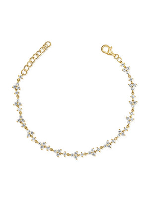 Jennie Trio Diamond Bracelet 14K