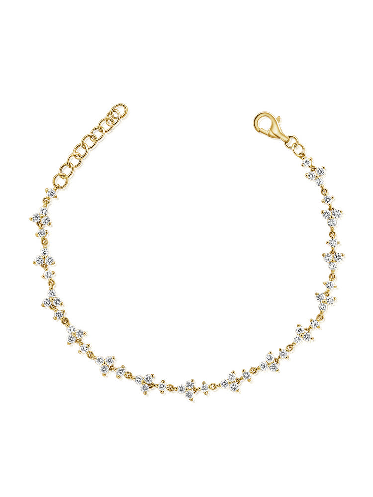 Jennie Trio Diamond Bracelet 14K
