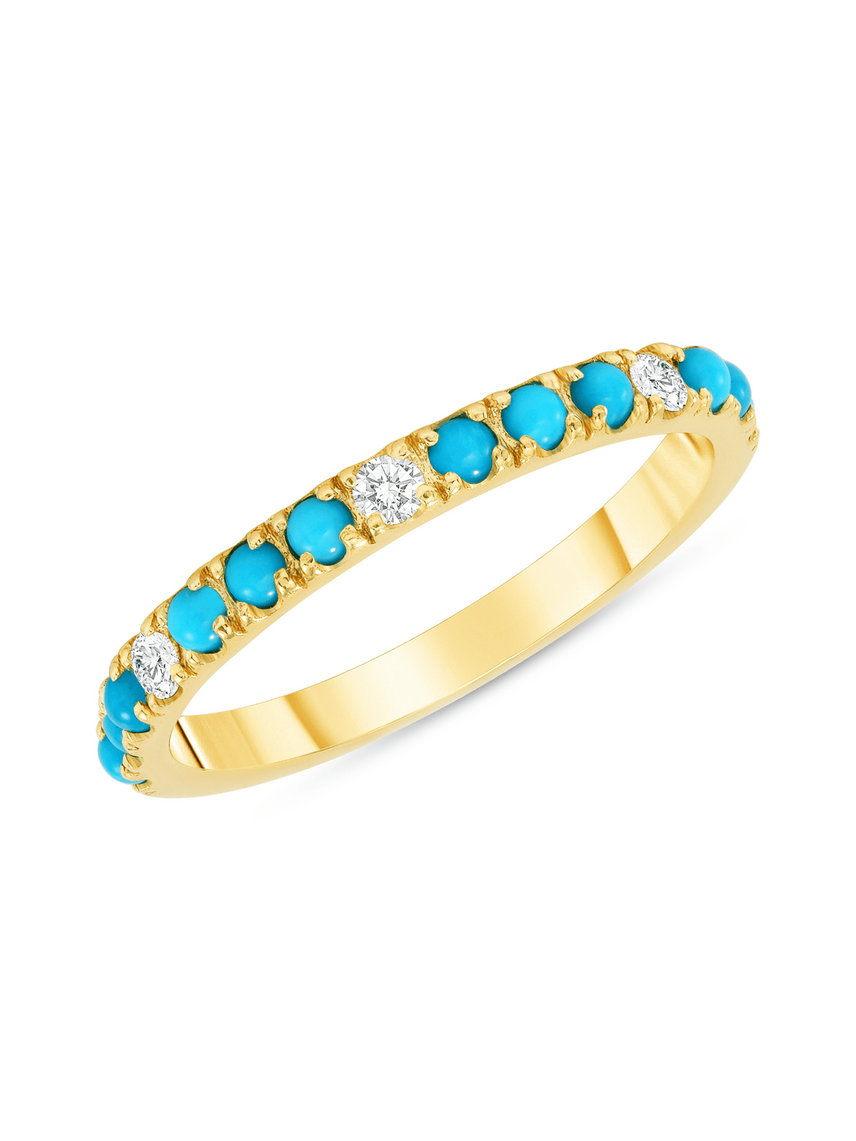 Prism Turquoise Ring 14K