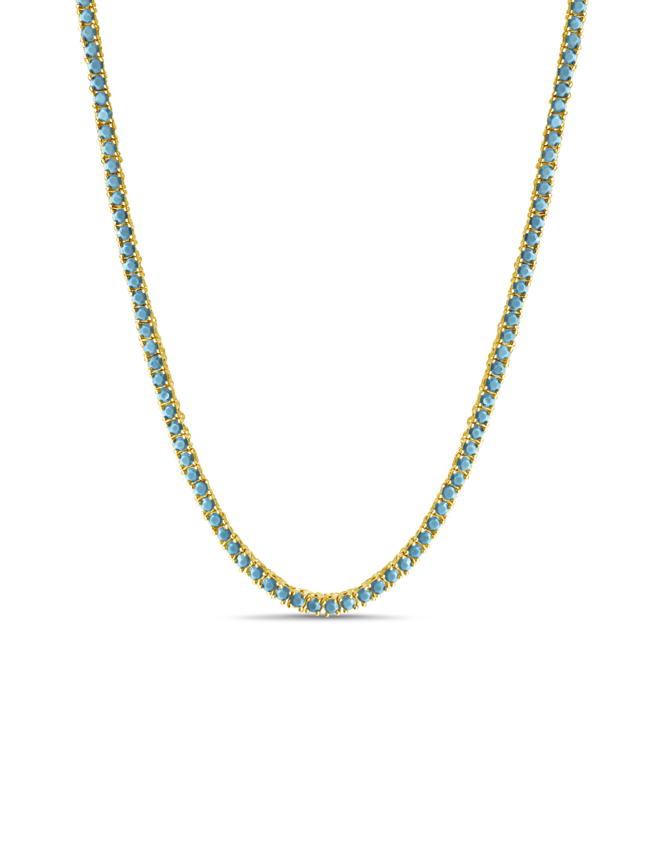 Turquoise Tennis Necklace