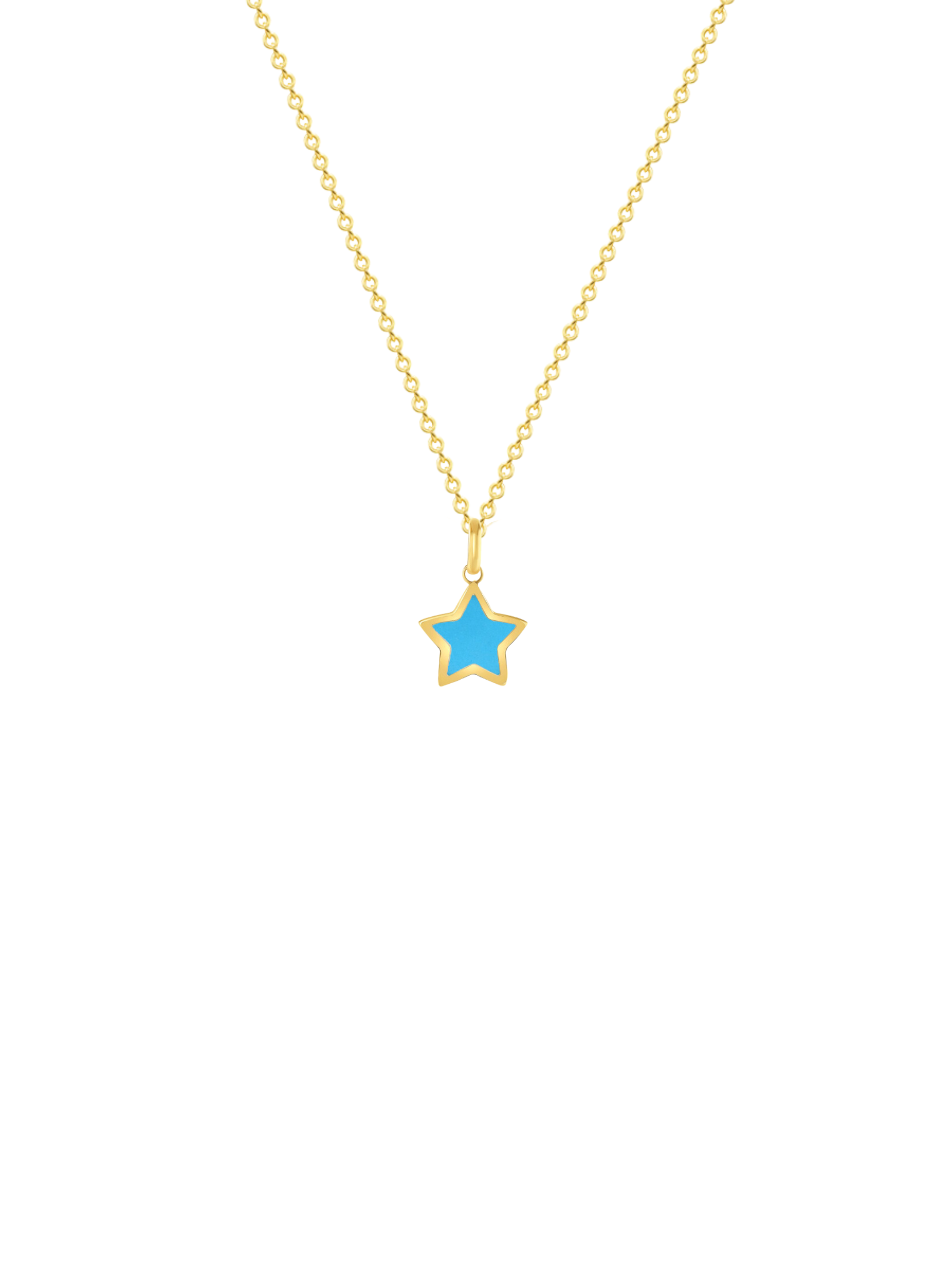 Sophie Star Charm Necklace 14K