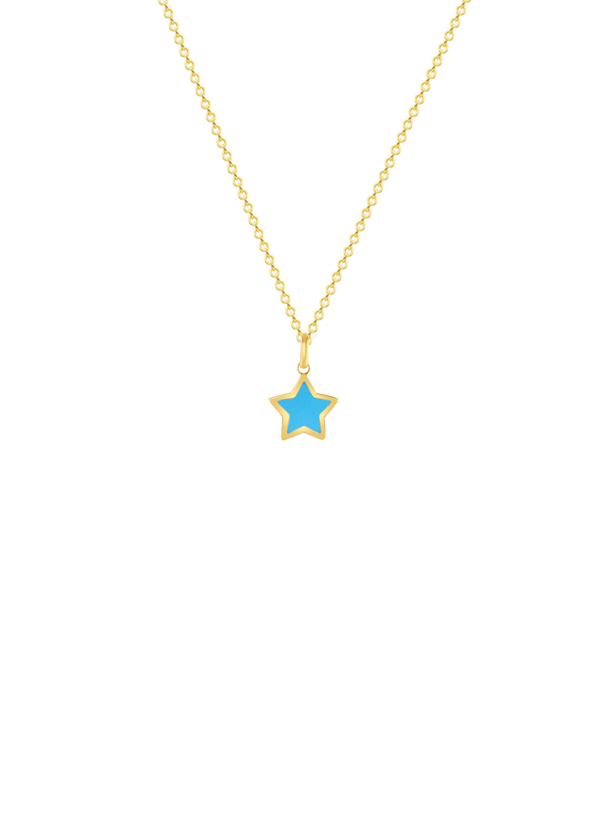 Sophie Star Charm Necklace 14K