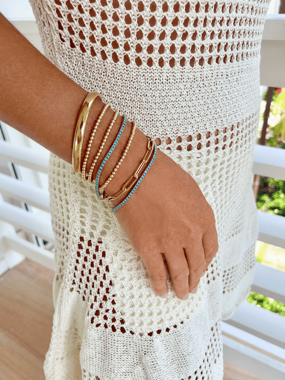 Turquoise Tennis Bracelet