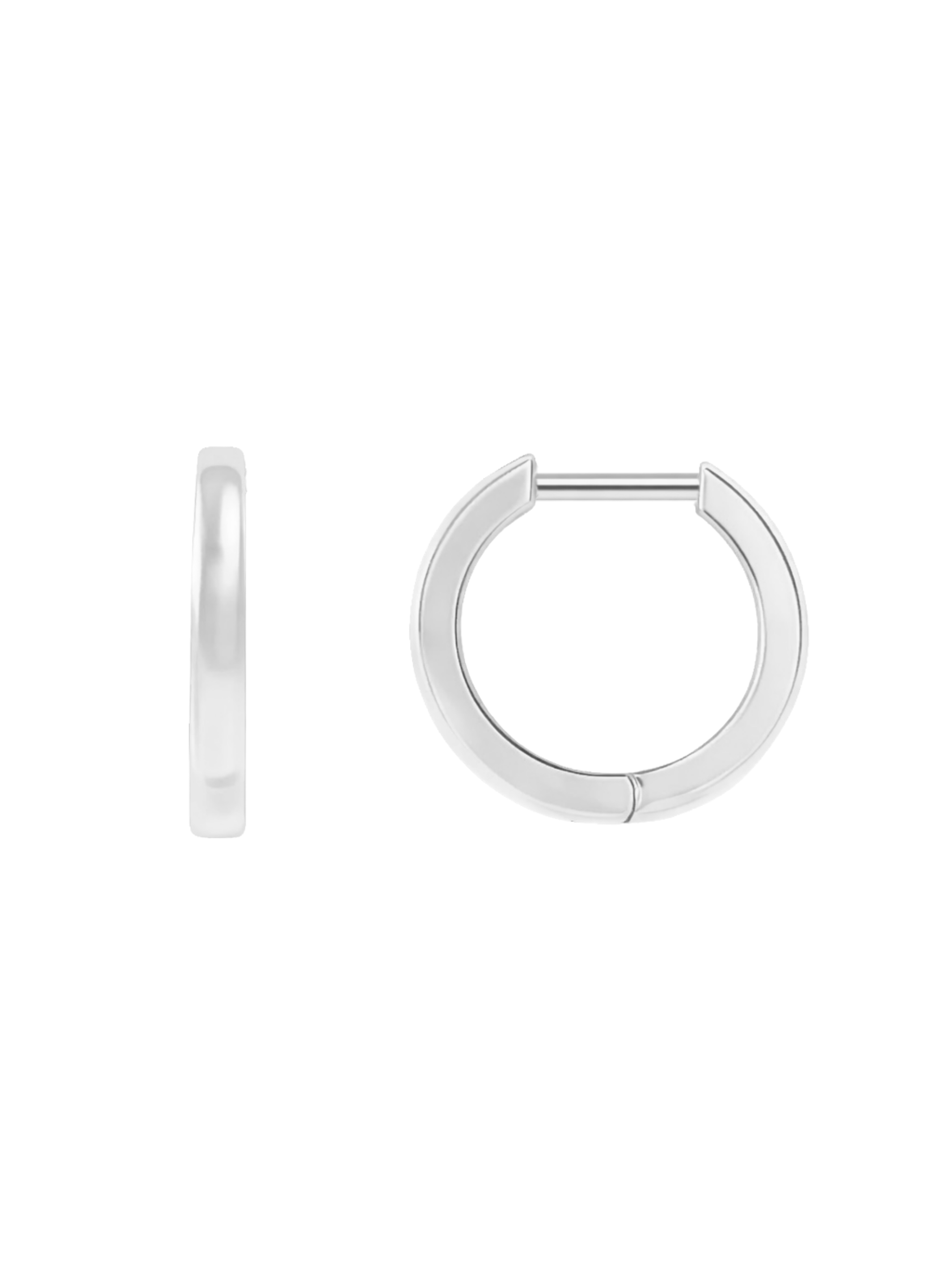 Gold Huggie Earrings 14K