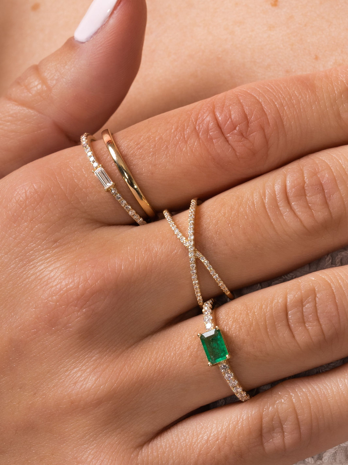 Merrick Emerald Ring 14K