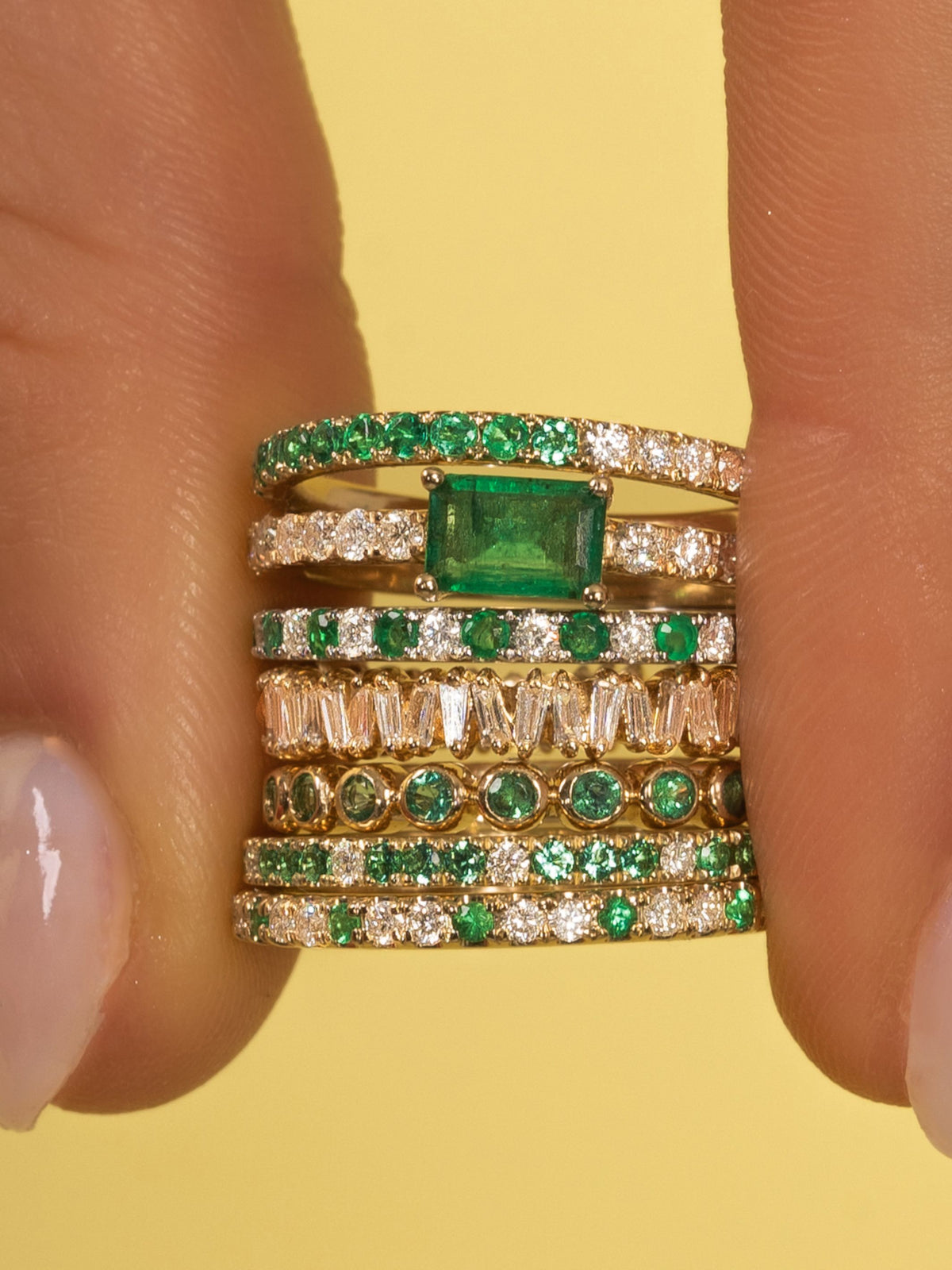 Merrick Emerald Ring 14K