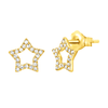 Allie Pave Star Stud Earring 14K - LeMel