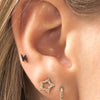 Allie Pave Star Stud Earring 14K - LeMel
