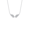 Angel Wing Diamond Necklace 14K - LeMel