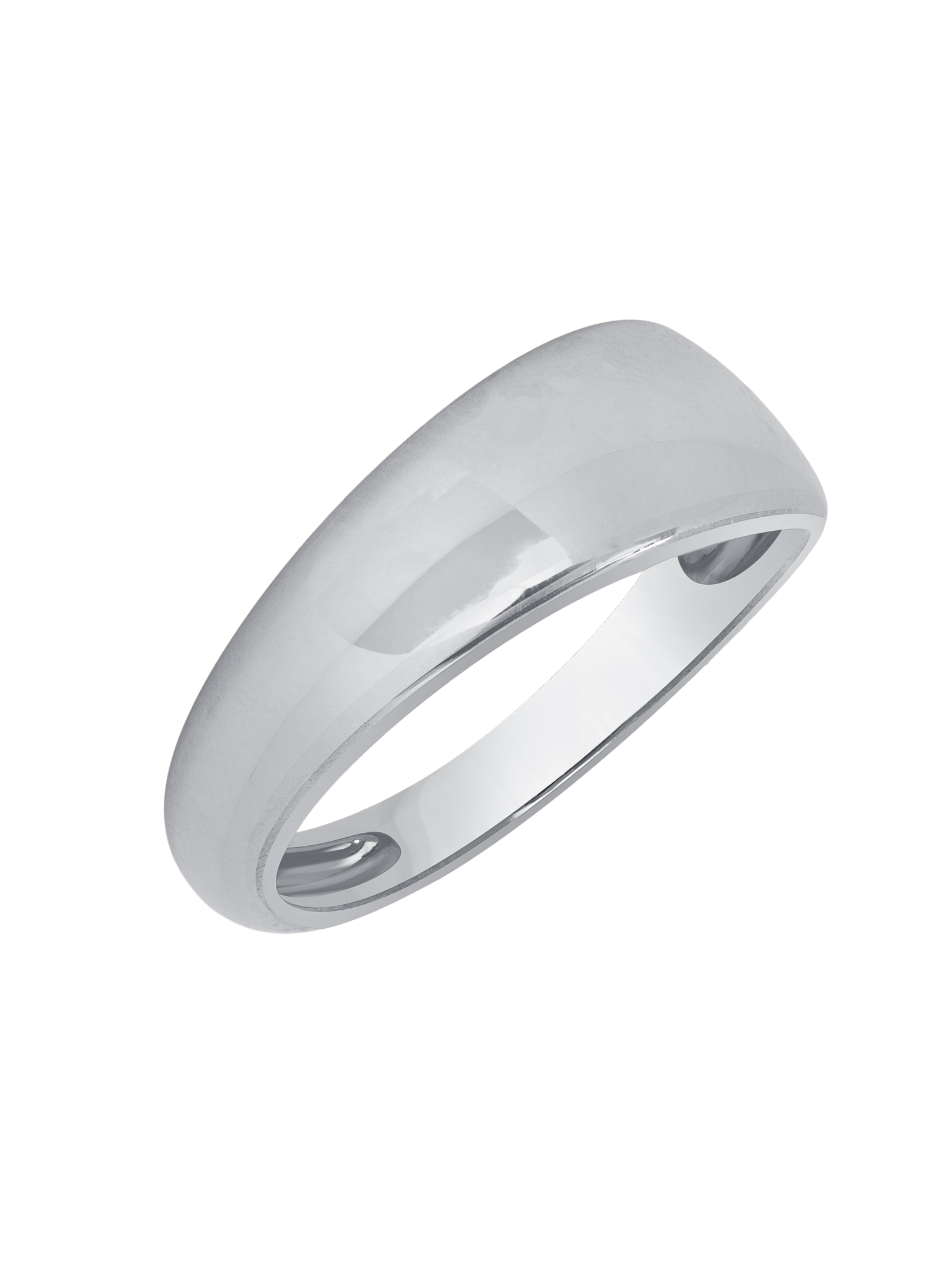 Asymmetrical Dome Puff Ring 14K - LeMel