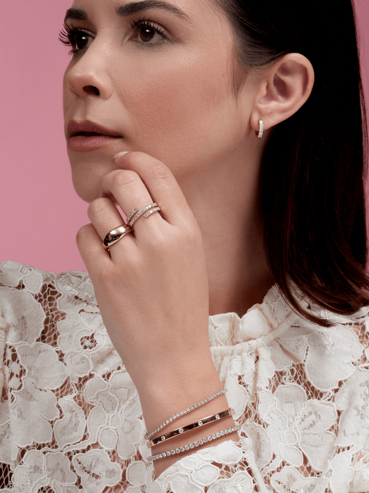 Puff Rib Ring Asymmetrical Dome Puff Ring 14K – LeMel