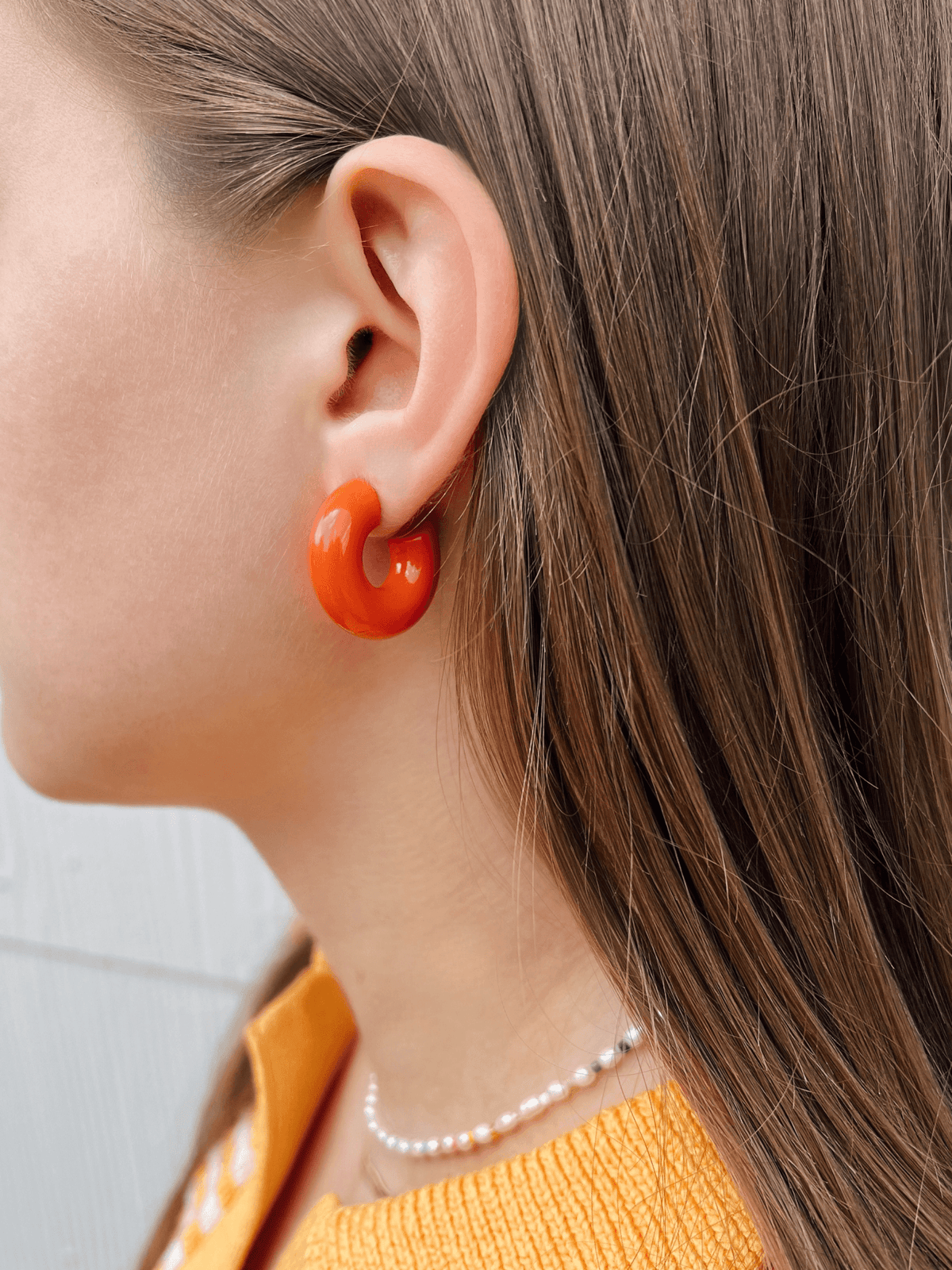 Austin Colored Tube Hoops - LeMel