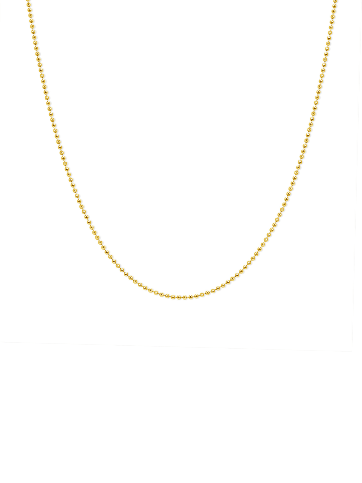 Ball Chain Necklace 14K - LeMel