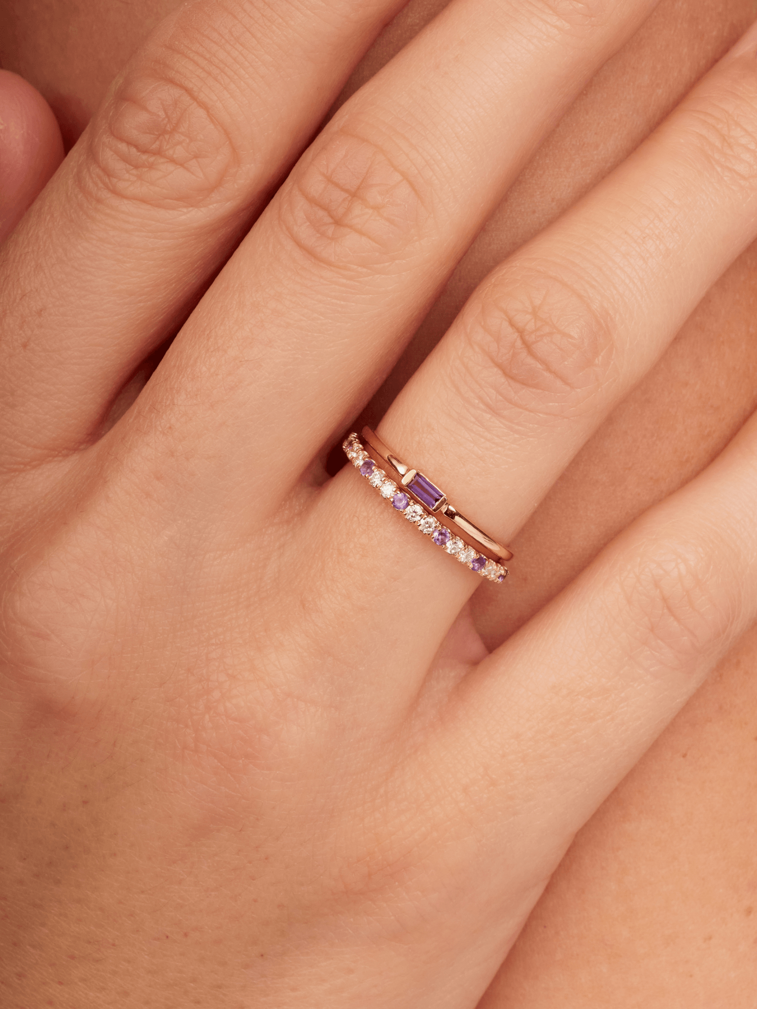 February birthstone ring gold deals
