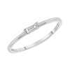 Bitsy Baguette Stack Ring 14K - LeMel
