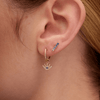 Blue Ombre Stud Earring 14K - LeMel