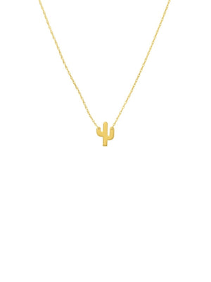 Cactus Necklace 14K