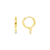 Charmed Gold Huggie Earrings 14K - LeMel