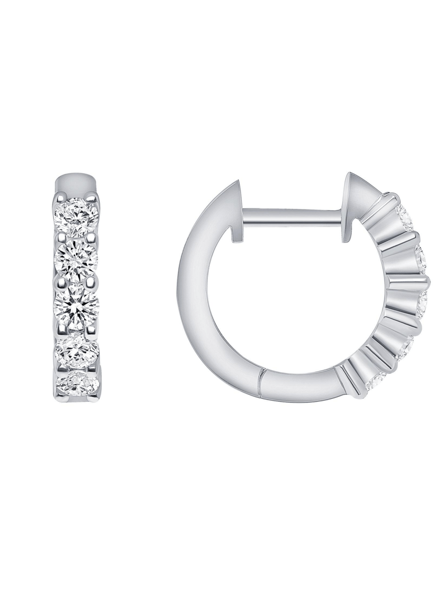 Chunky Diamond Huggie 14K - LeMel