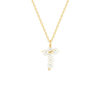 Cross Necklace in Pearl - LeMel