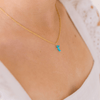Cross Necklace in Turquoise - LeMel