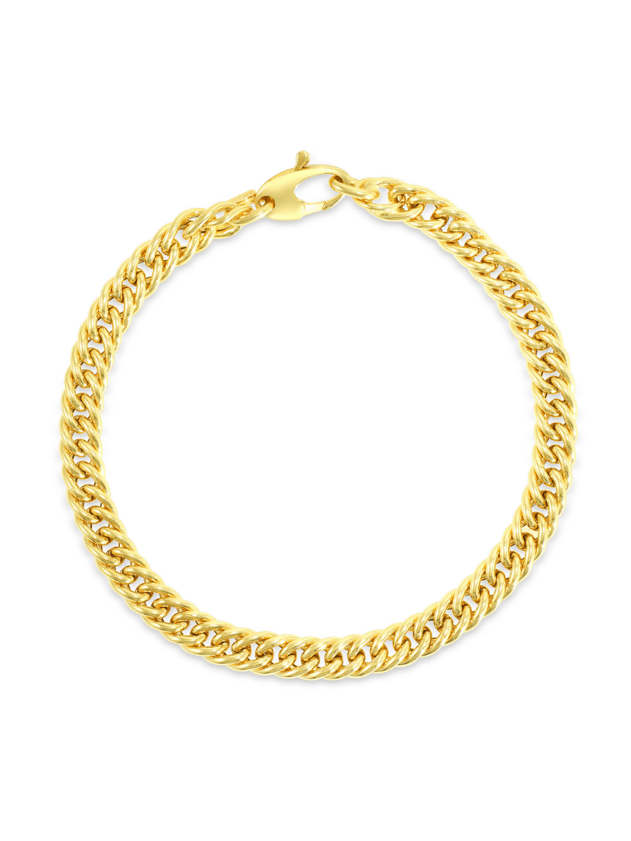 Curb Chain Bracelet 14K - LeMel