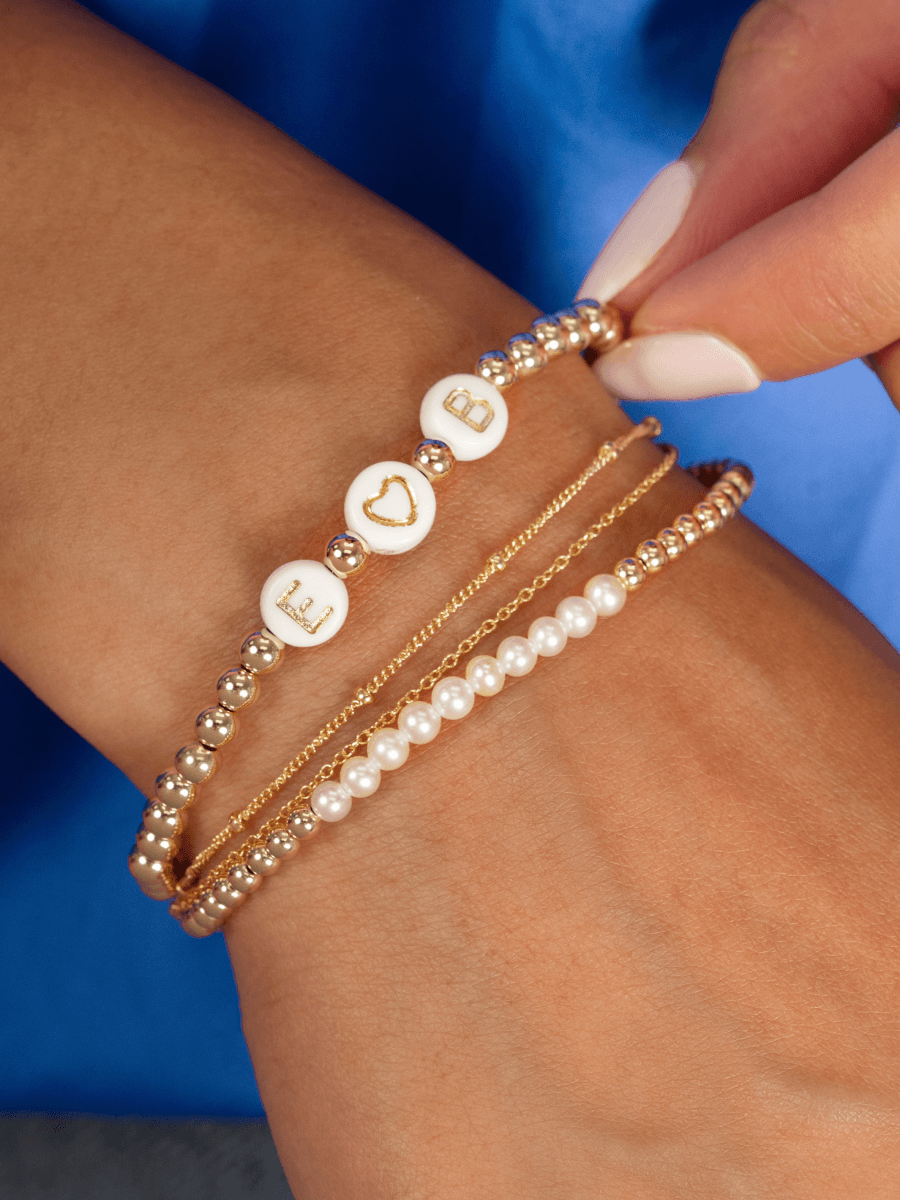 Custom Name Bracelet Saucer Bead 8mm Beads Custom Gift - Etsy | Summer  bracelets, Custom bracelets, Bracelet gift