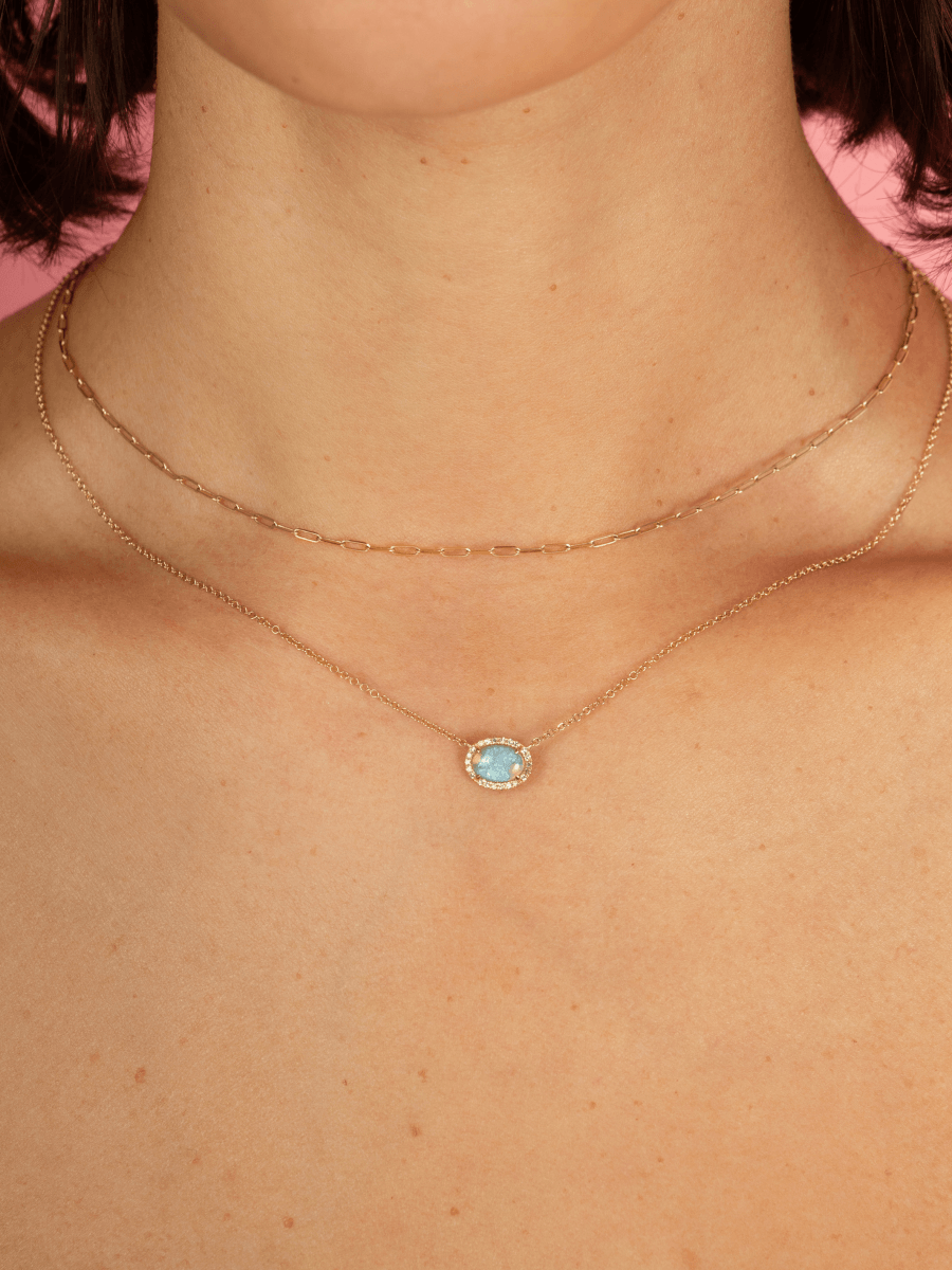 Dainty yellow 2025 gold necklace