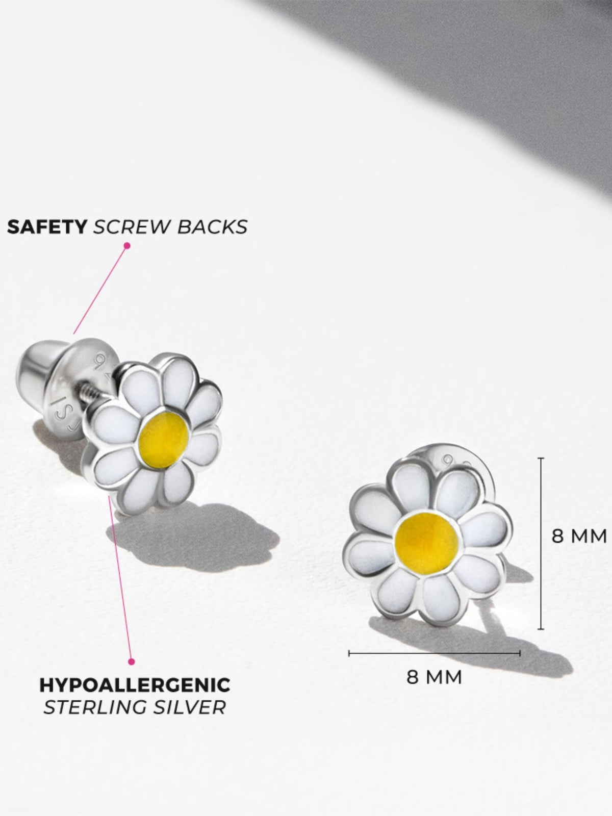 Daisy Kids Stud Earrings - LeMel