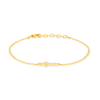Diamond Cross Bracelet 14K - LeMel