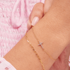 Diamond Cross Bracelet 14K - LeMel