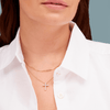 Diamond Cross Necklace - Medium 14K - LeMel