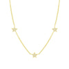 Diamond Star Layering Necklace 14K - LeMel