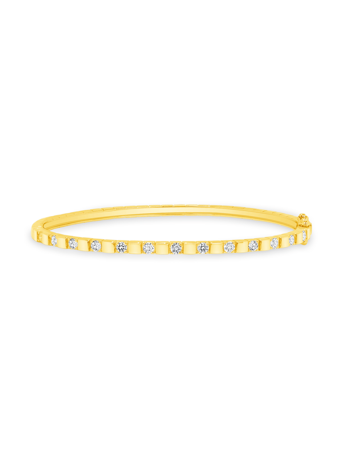 Eleanor Diamond Bangle 14K - LeMel