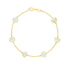 Endless Heart Pearl Bracelet 14K - LeMel