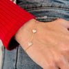 Endless Heart Pearl Bracelet 14K - LeMel