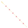 Endless Heart Pink Bracelet 14K - LeMel