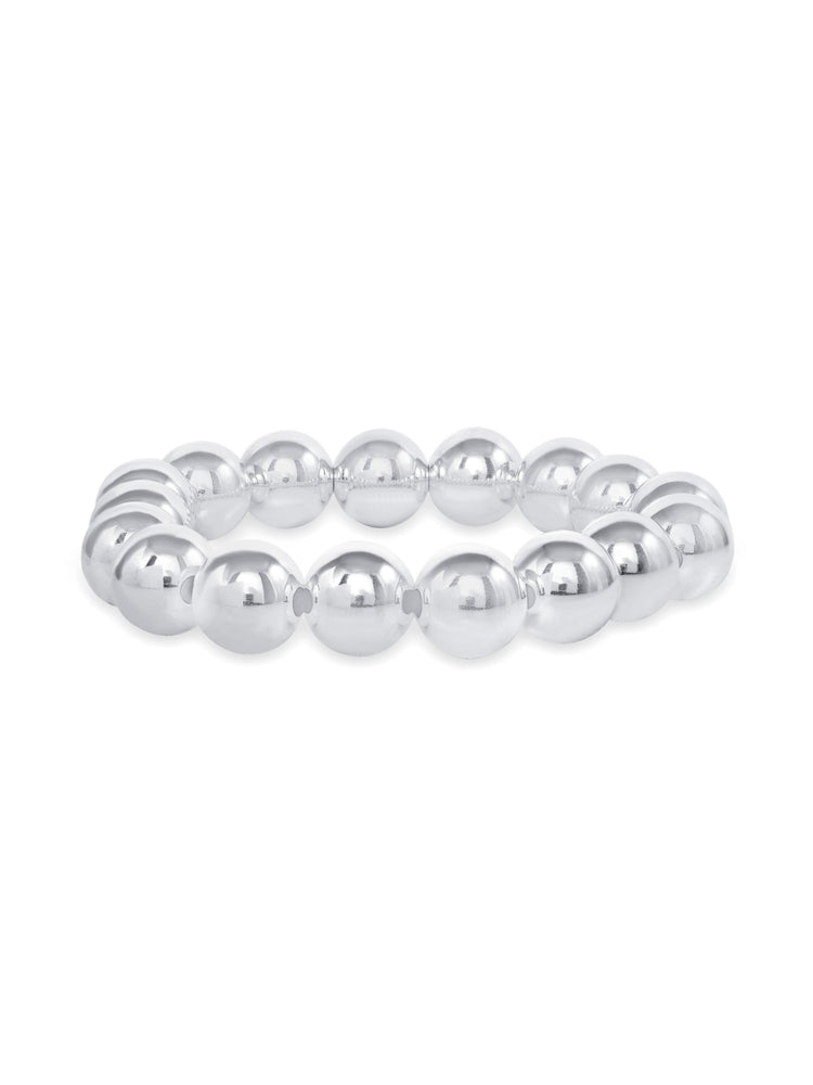 Silver Everyday Stretch Bracelet - 10mm